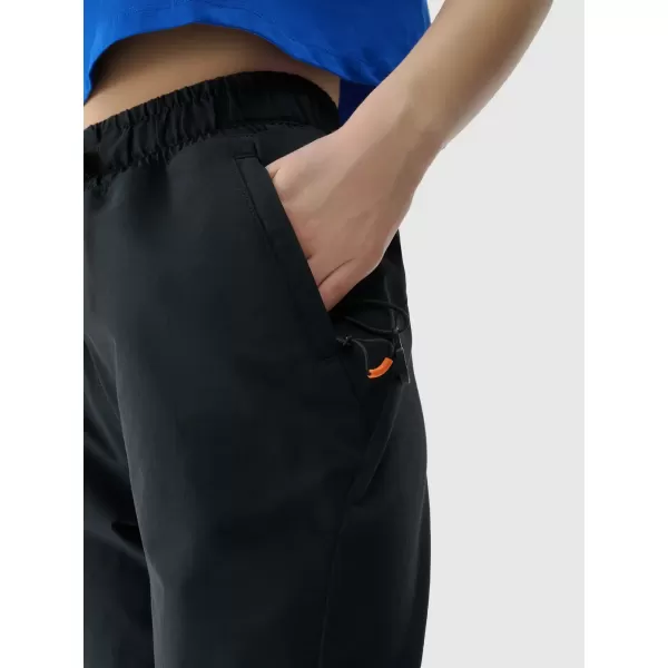  Damenhosen 4F WSS25TTROF1002 TIEF SCHWARZ 