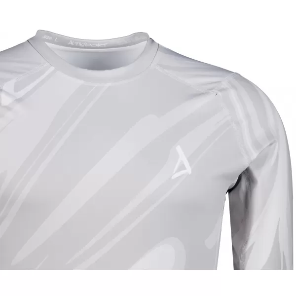  Funktionelle Kompression t -Shirt von Männern mit langarmiger Prämie ALTISPORT VOJ/ALM072TR03 GRAU 