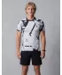 Funktionelle Komprimierung t -Shirt von Männern mit kurzer Ärmelnprämie ALTISPORT VOJ/ALM079TR04 SCHWARZ -GRAY