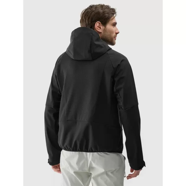  Herren -Softshelljacke 4F WSS25TSOFM313 TIEF SCHWARZ 