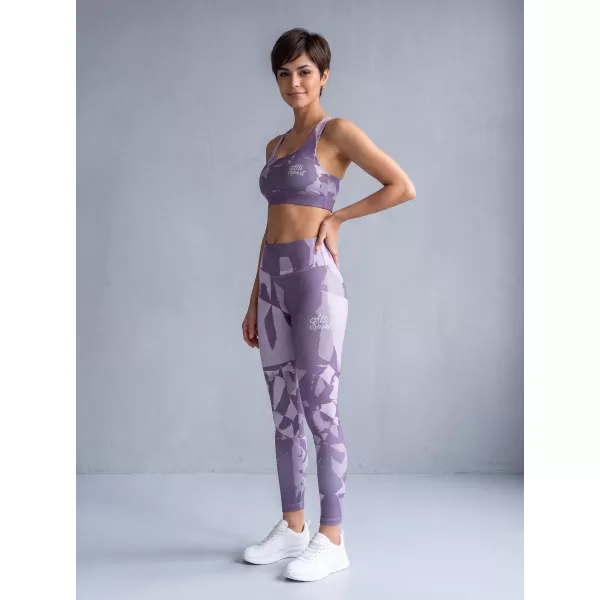  Frauen Sport BH Premium ALTISPORT VOJ/ALW080POD01 GRAUVIOLETT 