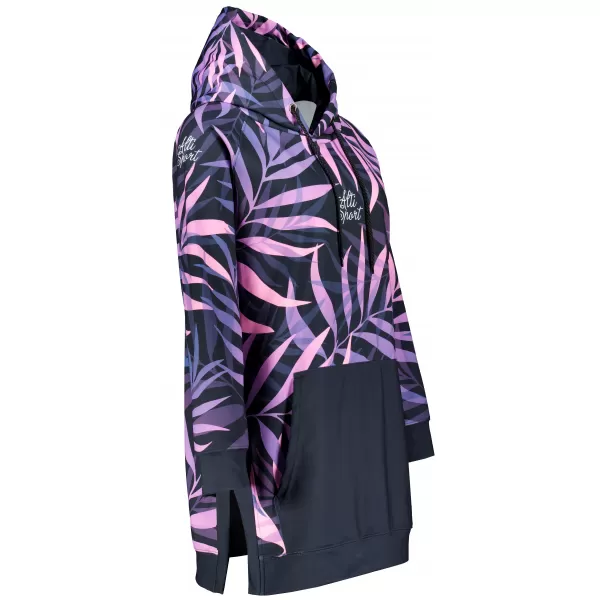  Funktionaler erweiterter Sweatshirt -Prämie von Frauen ALTISPORT VOJ/ALW094MI03 SCHWARZ/LILA 