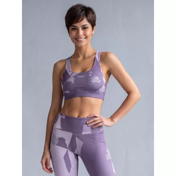  Frauen Sport BH Premium ALTISPORT VOJ/ALW080POD01 GRAUVIOLETT 