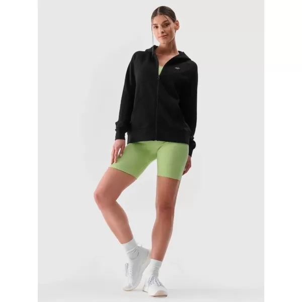  Damen Sweatshirt 4F WMM00TSWSF1763 TIEF SCHWARZ 