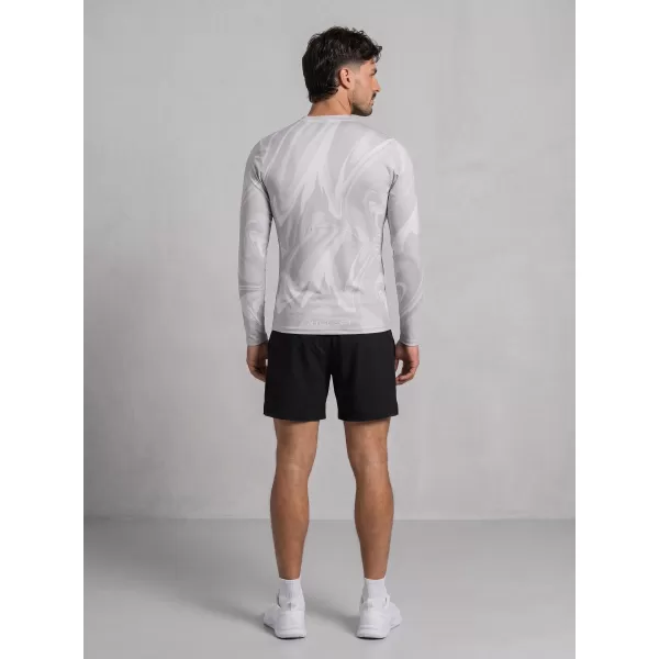  Funktionelle Kompression t -Shirt von Männern mit langarmiger Prämie ALTISPORT VOJ/ALM072TR03 GRAU 