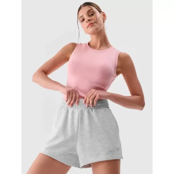  Damenshorts 4F WMM00TSHOF542 KALTE HELLGRAUE MELANGE 