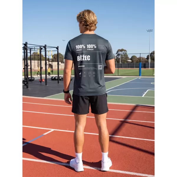  Männer funktionaler T -Shirt Premium ALTISPORT BĚŽEC VOJ/ALM091TR01 SCHWARZ 