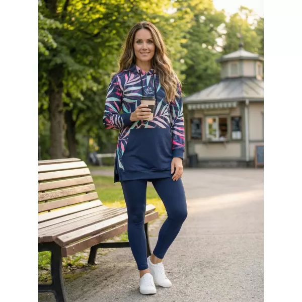  Funktionaler erweiterter Sweatshirt -Prämie von Frauen ALTISPORT VOJ/ALW094MI03 PINK/MINZE 
