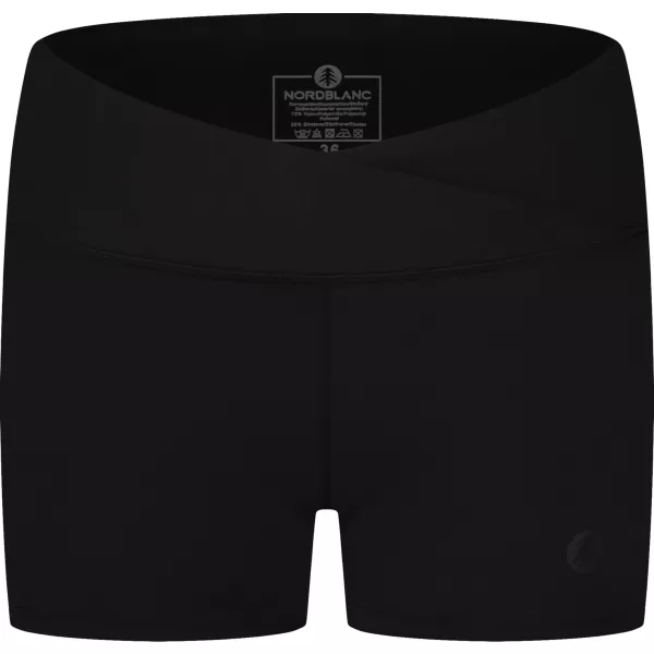  Fitness-Shorts für Damen NORDBLANC NBSPL8038 SCHWARZ 