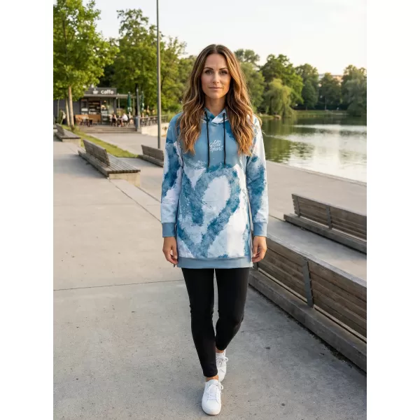  Funktionaler erweiterter Sweatshirt -Prämie von Frauen ALTISPORT VOJ/ALW093MI03 HELLBLAU 