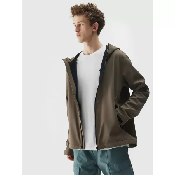  Herren -Softshelljacke 4F WSS25TSOFM324 BRAUN 