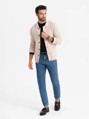 Jeans OMBRE OM-PADP-0225 DUNKELBLAU