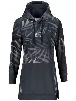 Funktionaler erweiterter Sweatshirt -Prämie von Frauen ALTISPORT VOJ/ALW094MI03 SCHWARZ