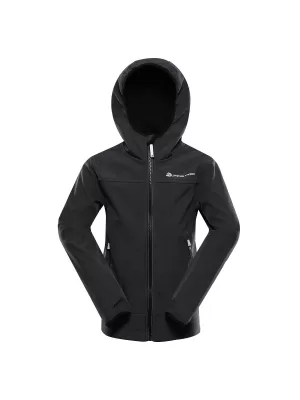 Softshell -Jacke zögern ALPINE PRO OMANO 2 SCHWARZ