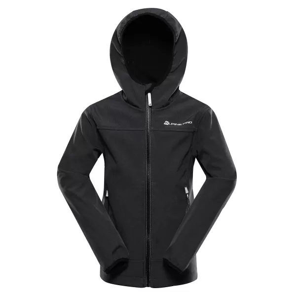  Softshell -Jacke zögern ALPINE PRO OMANO 2 SCHWARZ 