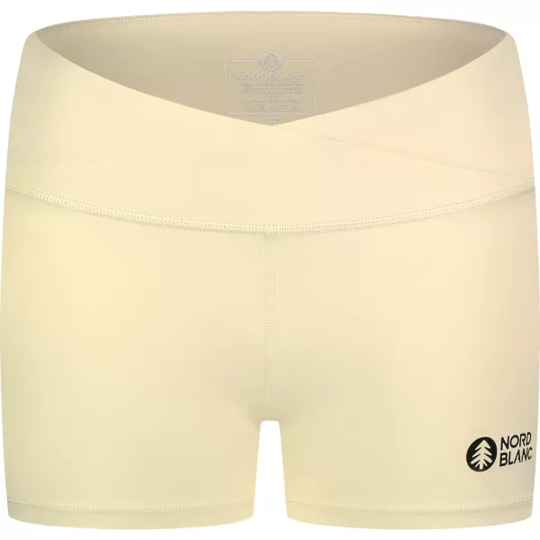  Fitnessshorts für Frauen NORDBLANC NBSPL8038 BEIGE 