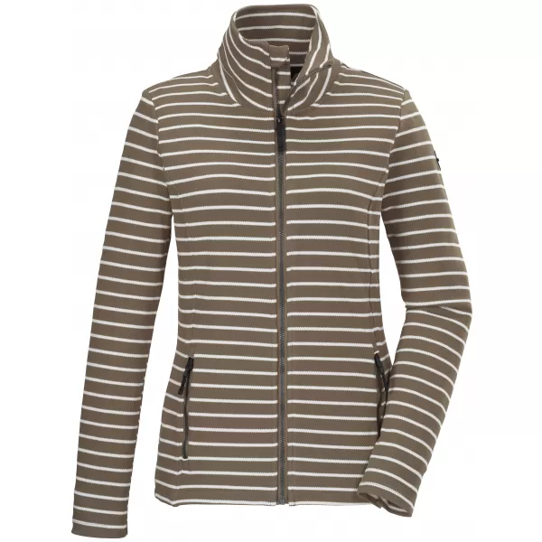  Damen Sweatshirt KILLTEC GS 60 43174 BEIGE MIT STREIFEN 