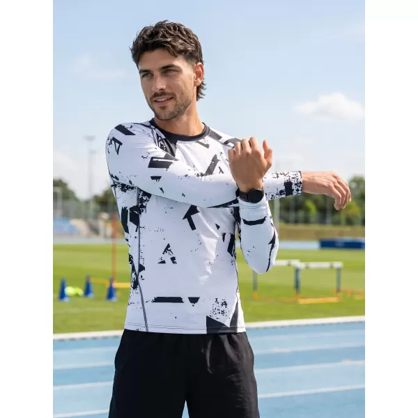  Funktionelle Kompression t -Shirt von Männern mit langarmiger Prämie ALTISPORT VOJ/ALM079TR03 SCHWARZ -GRAY 