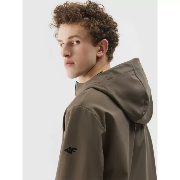  Herren -Softshelljacke 4F WSS25TSOFM324 BRAUN 