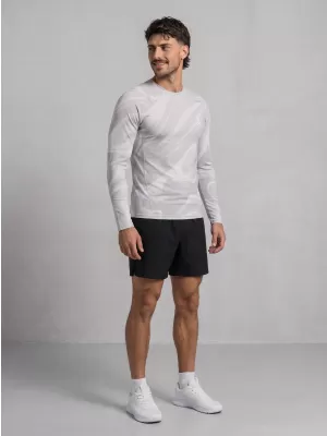 Funktionelle Kompression t -Shirt von Männern mit langarmiger Prämie ALTISPORT VOJ/ALM072TR03 GRAU