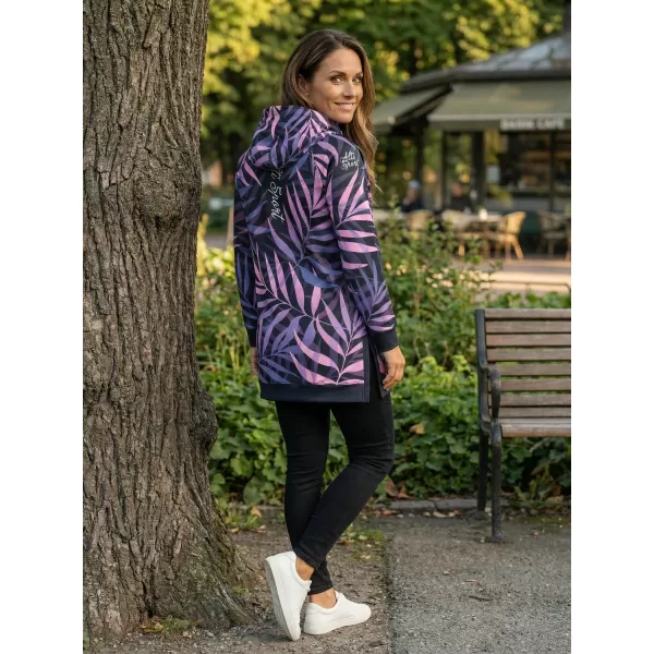  Funktionaler erweiterter Sweatshirt -Prämie von Frauen ALTISPORT VOJ/ALW094MI03 SCHWARZ/LILA 