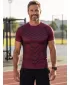 Funktionelle Komprimierung t -Shirt von Männern mit kurzer Ärmelnprämie ALTISPORT VOJ/ALM095TR04 WEINRÖTET