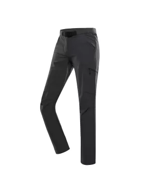 Frauen -Softshell -Hosen ALPINE PRO CORBA NEUTRAL/ERDIG