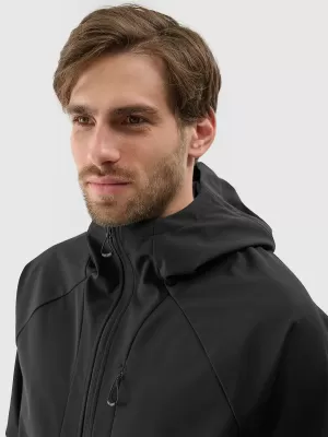 Herren -Softshelljacke 4F WSS25TSOFM313 TIEF SCHWARZ