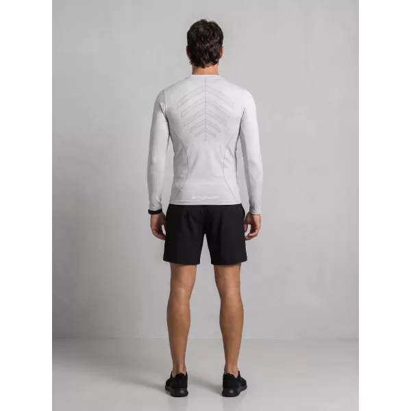  Funktionelle Kompression t -Shirt von Männern mit langarmiger Prämie ALTISPORT VOJ/ALM095TR03 GRAU 