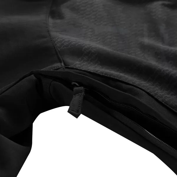  Herren -Softshelljacke ALPINE PRO HOOR SCHWARZ/GRAU 