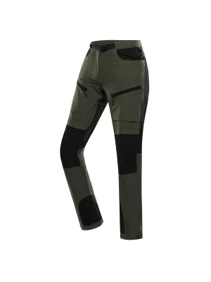 Frauen -Softshell -Hosen ALPINE PRO AKANA 2 GRÜN