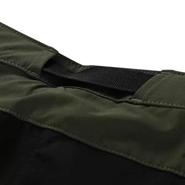  Frauen -Softshell -Hosen ALPINE PRO AKANA 2 GRÜN 