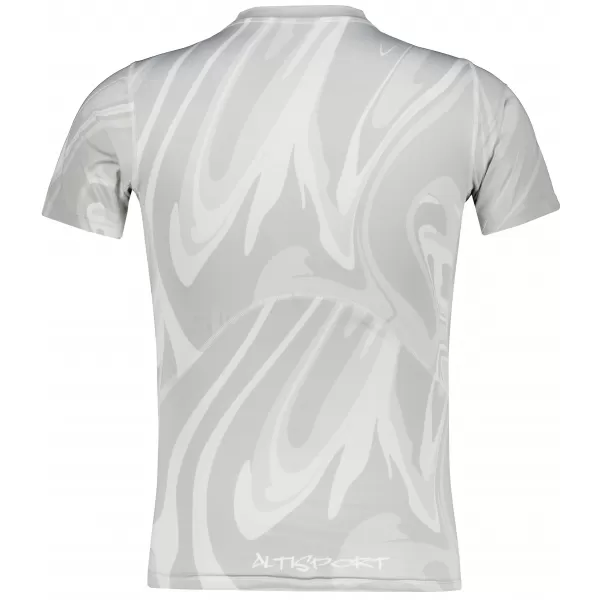  Funktionelle Komprimierung t -Shirt von Männern mit kurzer Ärmelnprämie ALTISPORT VOJ/ALM072TR04 GRAU 