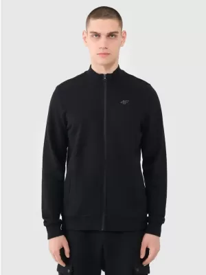 Herren -Sweatshirt 4F WMM00TSWSM1463 TIEF SCHWARZ
