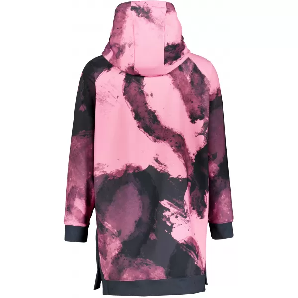  Funktionaler erweiterter Sweatshirt -Prämie von Frauen ALTISPORT VOJ/ALW093MI03 PINK/SCHWARZ 