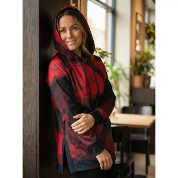  Funktionaler erweiterter Sweatshirt -Prämie von Frauen ALTISPORT VOJ/ALW093MI03 ROT 
