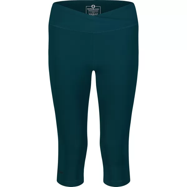  3/4-Fitness-Leggings für Damen NORDBLANC NBSPL8037 GS GRÜN 