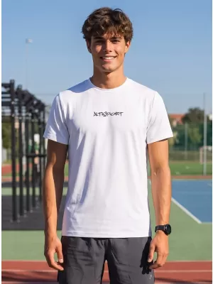 Männer funktionaler T -Shirt Premium ALTISPORT BĚŽEC VOJ/ALM091TR01 WEIß