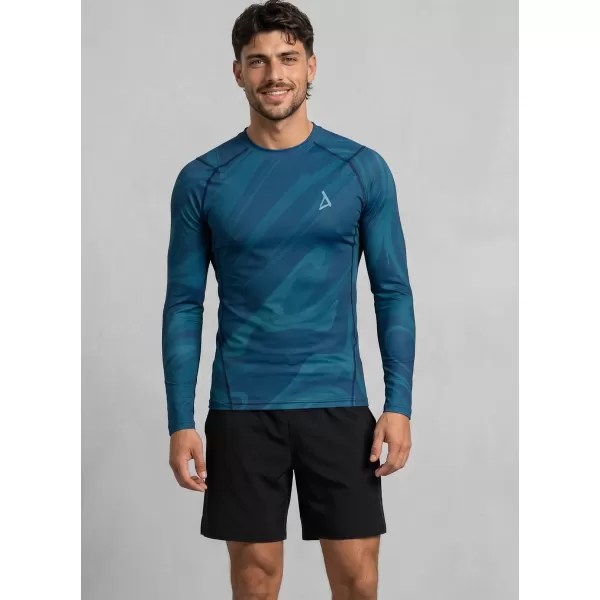  Funktionelle Kompression t -Shirt von Männern mit langarmiger Prämie ALTISPORT VOJ/ALM072TR03 KEROSIN 