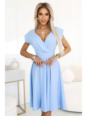 Kleid NUMOCO SCARLETT 348-12 HELLBLAU
