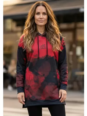 Funktionaler erweiterter Sweatshirt -Prämie von Frauen ALTISPORT VOJ/ALW093MI03 ROT