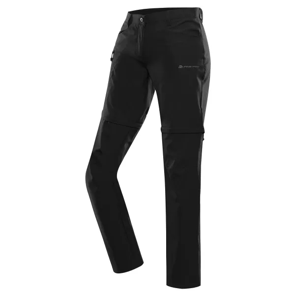  Schnell trocknende Damenhose ALPINE PRO NESCA 2 SCHWARZ 