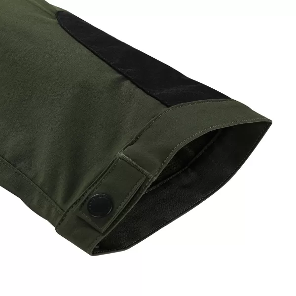  Frauen -Softshell -Hosen ALPINE PRO AKANA 2 GRÜN 