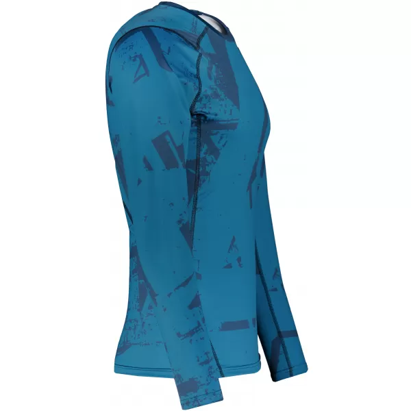  Funktionelle Kompression t -Shirt von Männern mit langarmiger Prämie ALTISPORT VOJ/ALM079TR03 BLAU 