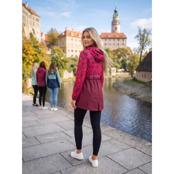  Mantel ALTISPORT ELANI BURGUND 