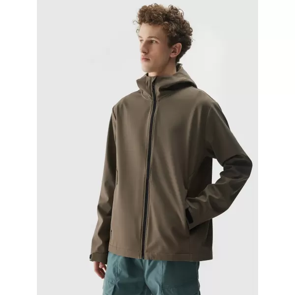  Herren -Softshelljacke 4F WSS25TSOFM324 BRAUN 