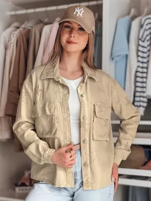 Damenjacke DSTREET STRASHINE TY4847 KARAMELL