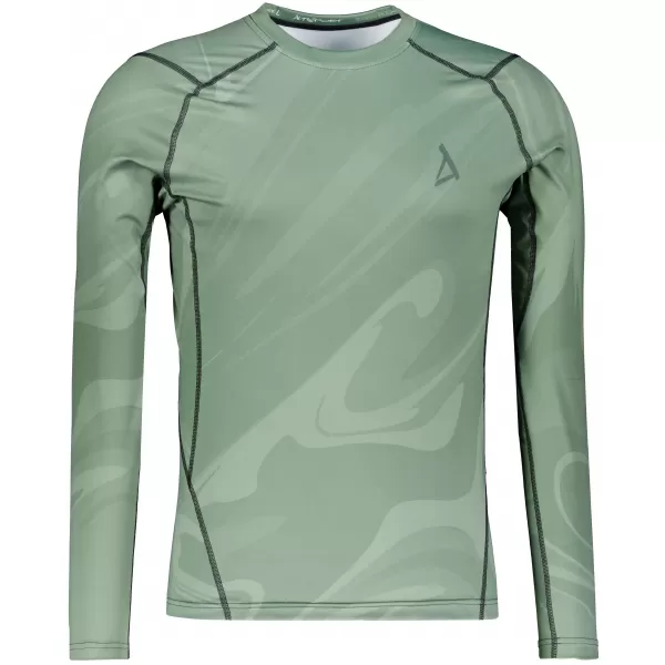  Funktionelle Kompression t -Shirt von Männern mit langarmiger Prämie ALTISPORT VOJ/ALM072TR03 GRÜN 