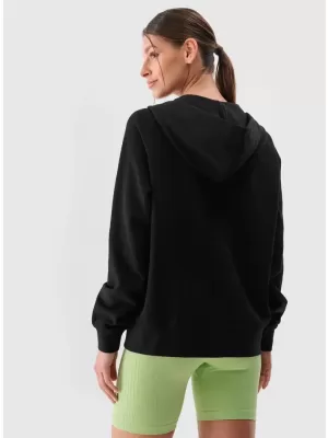 Damen Sweatshirt 4F WMM00TSWSF1763 TIEF SCHWARZ