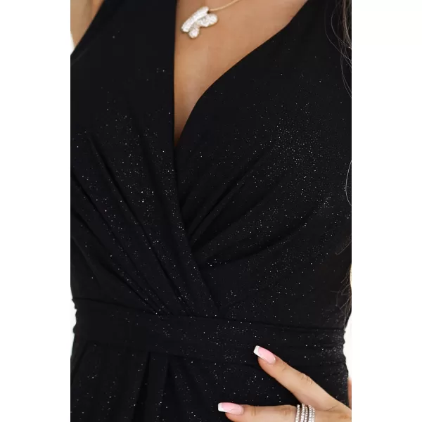  Kleid NUMOCO MONIQUE 587-1 SCHWARZ MIT GLITZER 